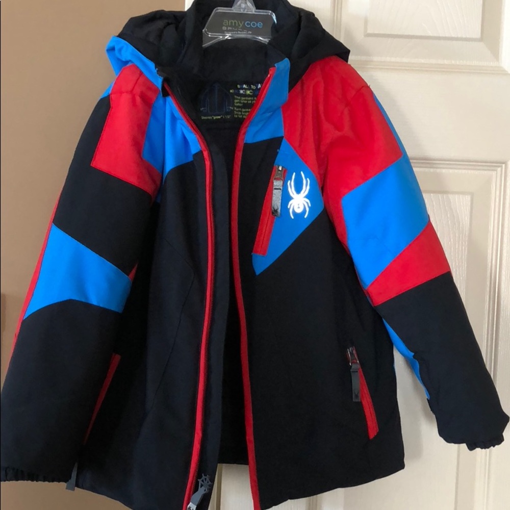 Spyder boys ski/ snow jacket sz 6